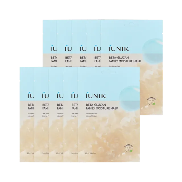 IUNIK Beta-Glucan Family Moisture Mask ansiktsmaske