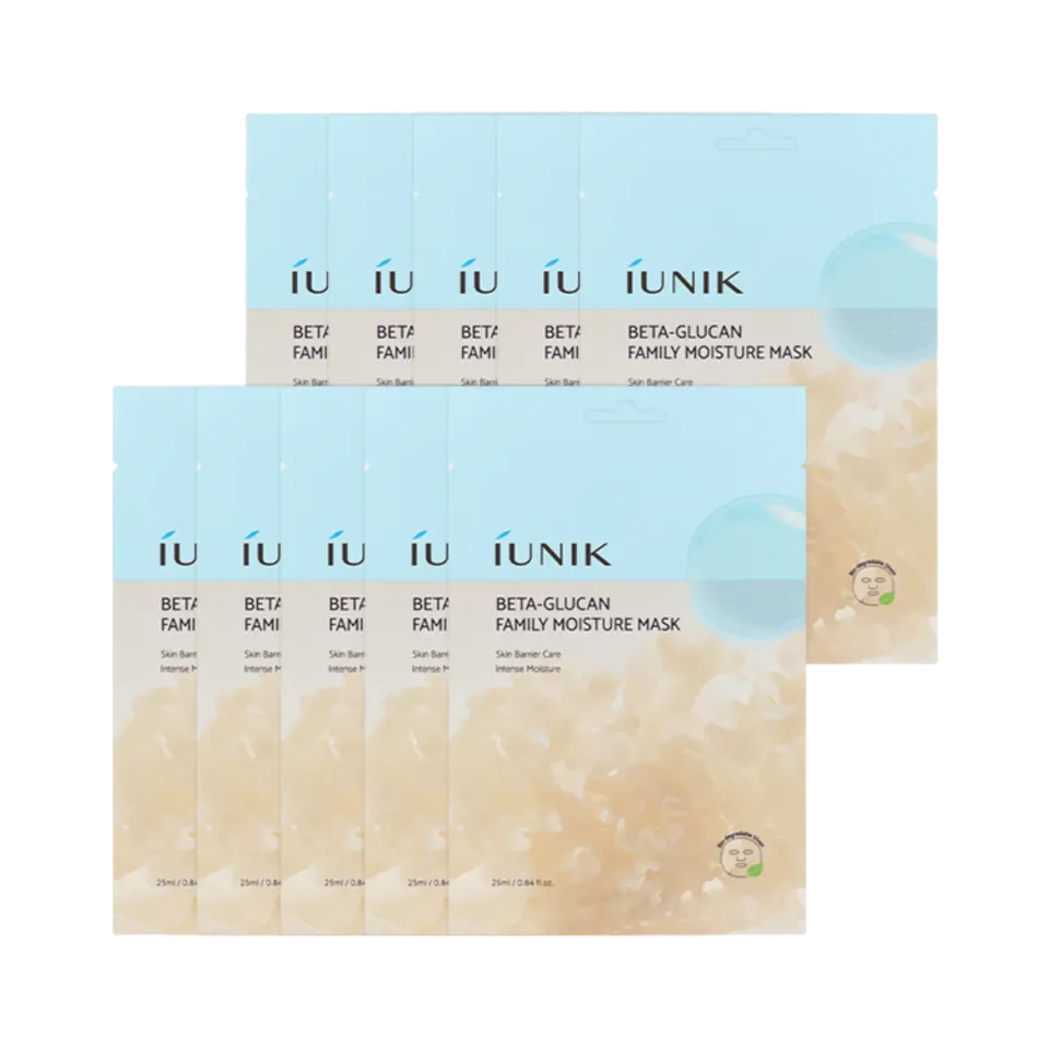 IUNIK Beta-Glucan Family Moisture Mask ansiktsmaske
