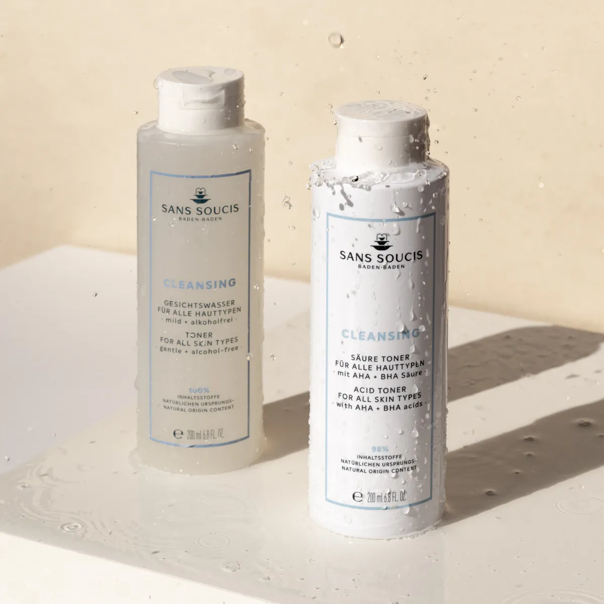 Sans Soucis Cleansing Säure Toner ansiktsvann 200 ml AHA BHA