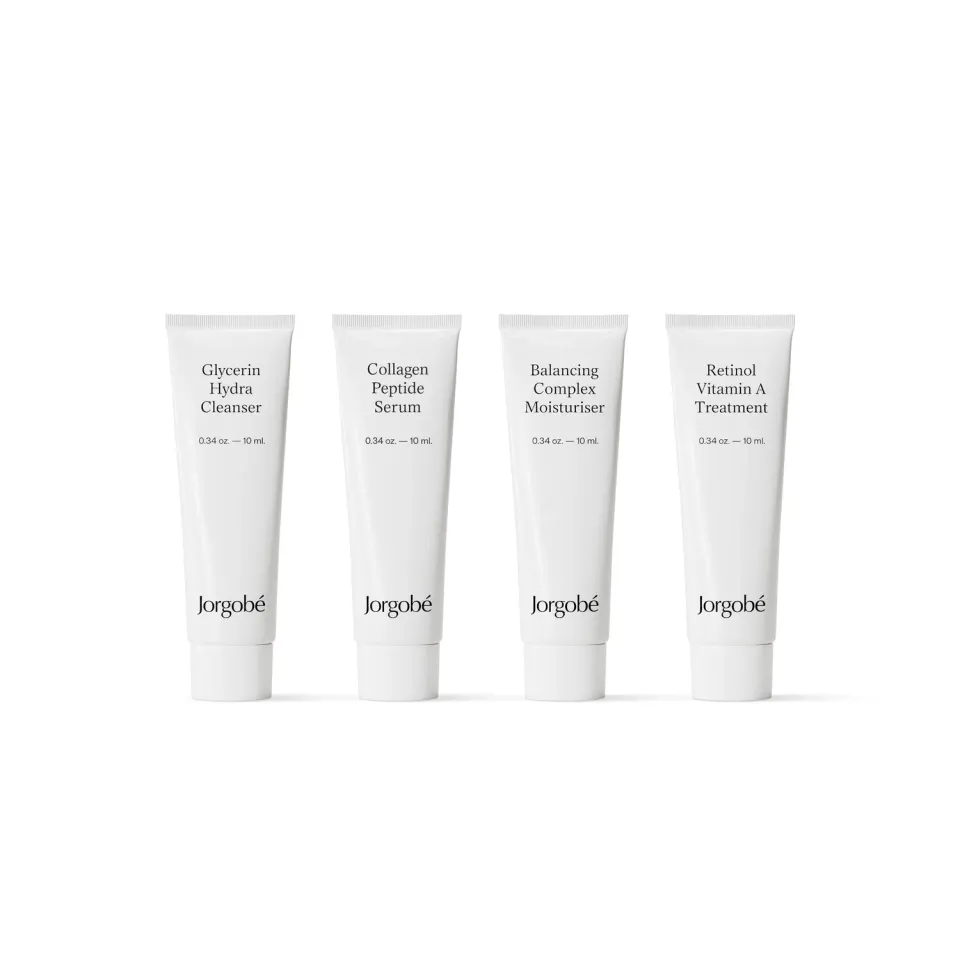 Jorgobé Fine Lines & Wrinkles Rutin mot fine linjer og rynker Mini hudpleiesett