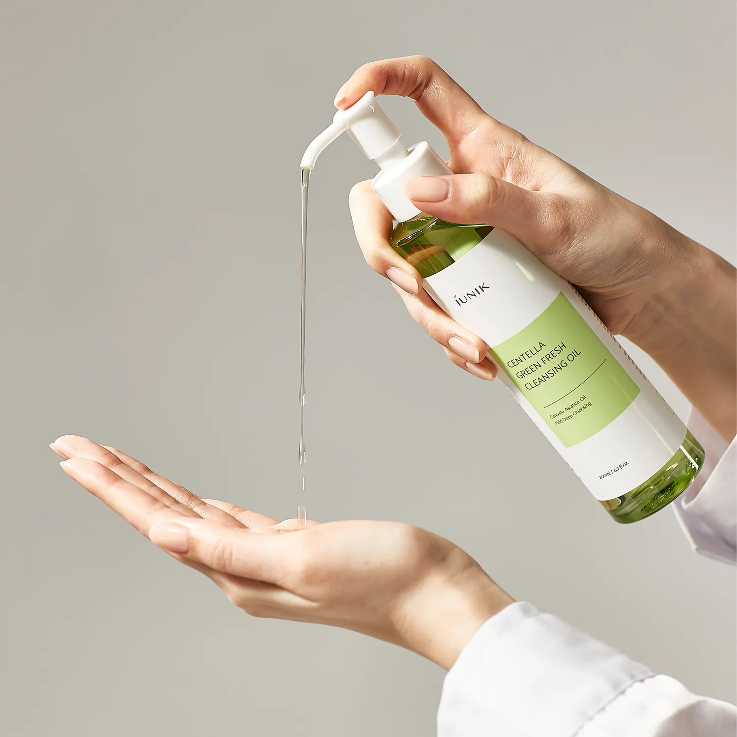 IUNIK Centella Green Fresh Cleansing Oil renseolje lett