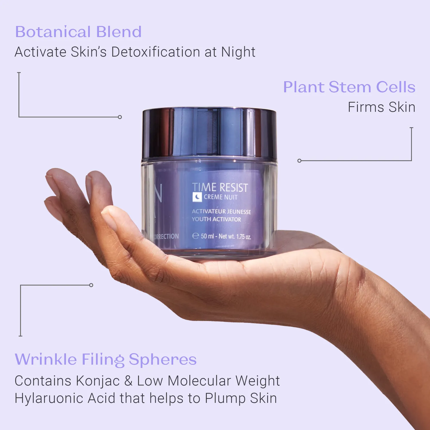 Yon-Ka Time Resist Nuit nattkrem – 90 % naturlig opprinnelse