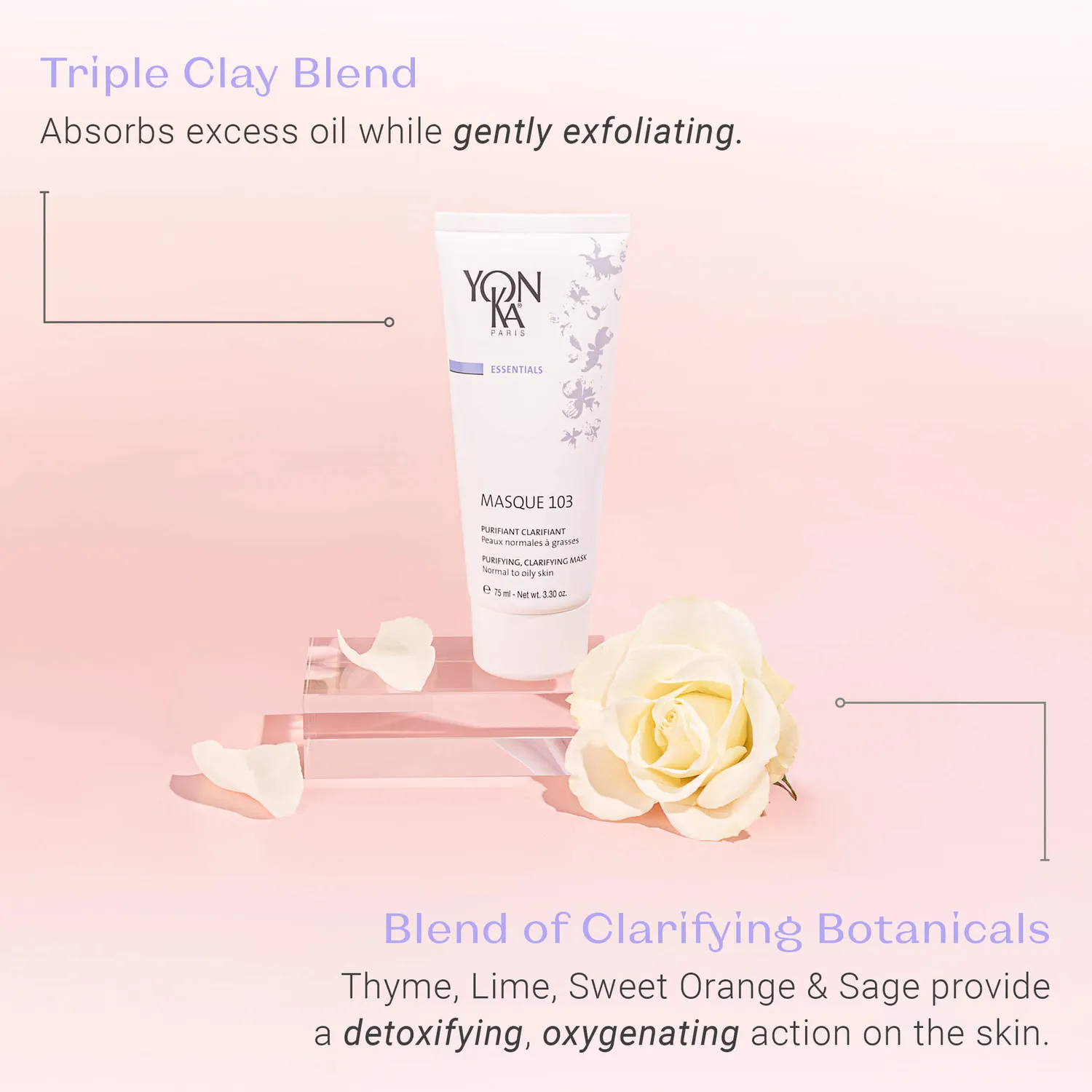 Yon-Ka Masque 103 leirmaske for normal og fet hud