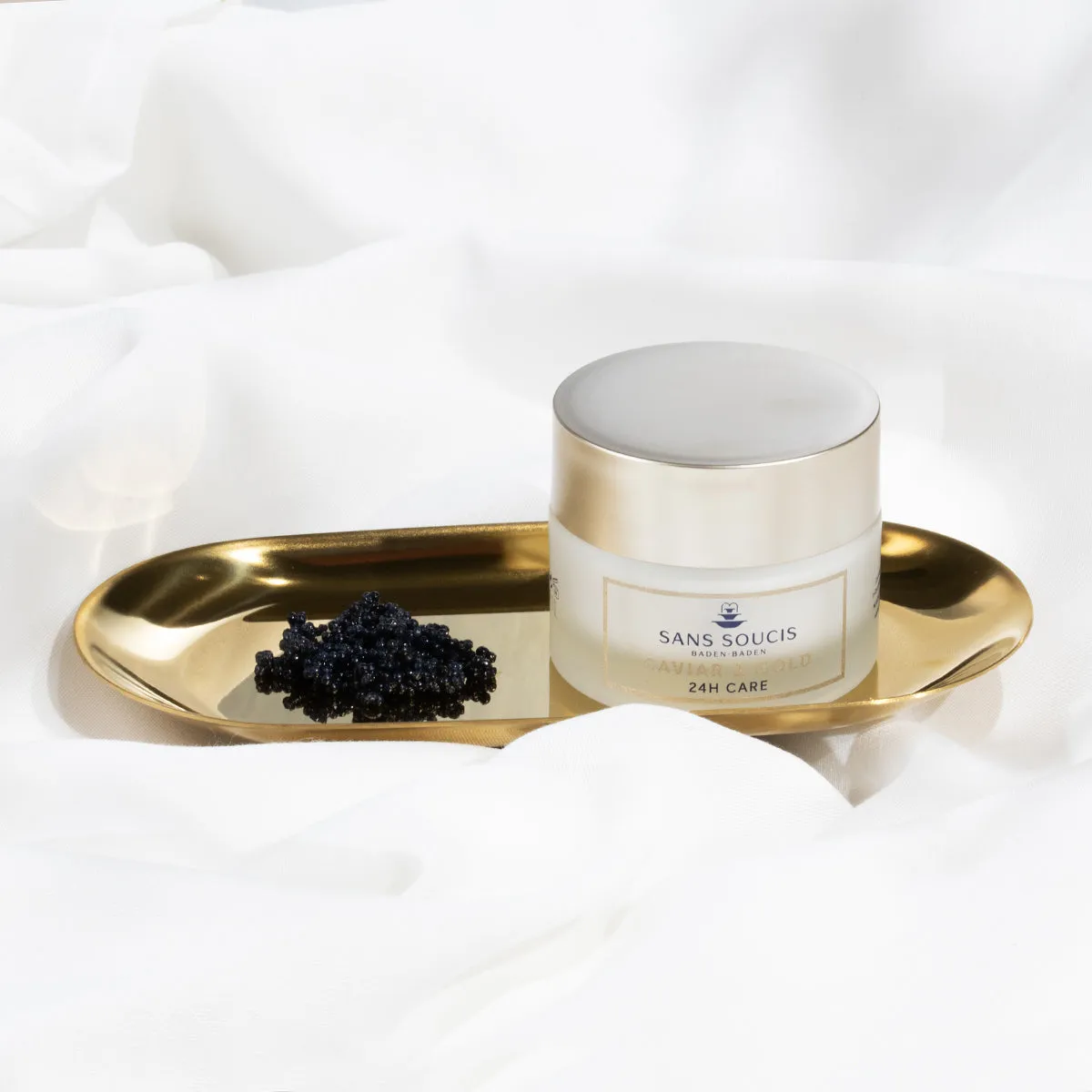 Sans Soucis Caviar & Gold 24h Pflege ansiktskrem 50 ml med 24-karat gull