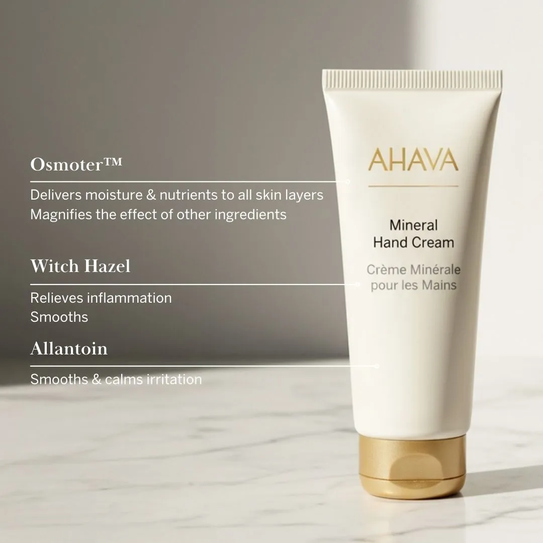 ahava Mineral Hand Cream håndkrem 100 ml med Osmoter™