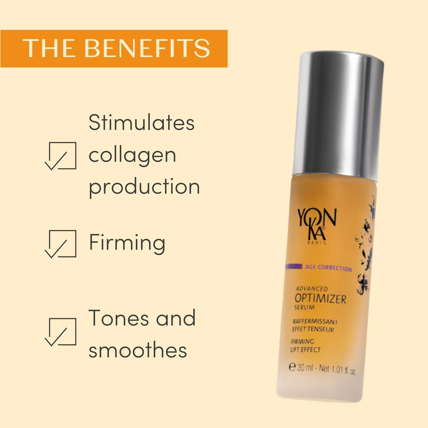 Yon-Ka Advanced Optimizer Serum ansiktsserum 30 ml oppstrammende