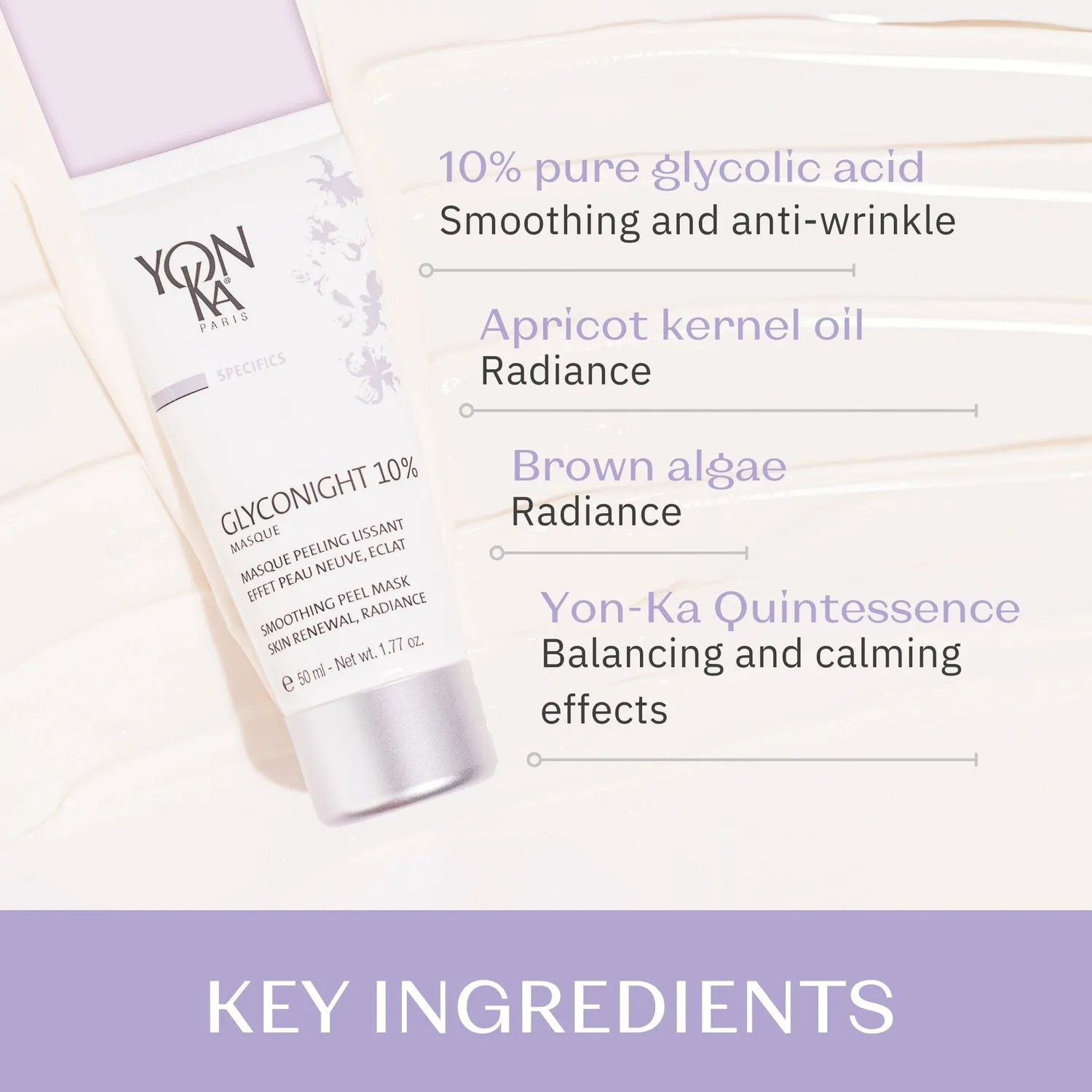 Yon-Ka Glyconight 10% Masque nattmaske 10 % glykolsyre