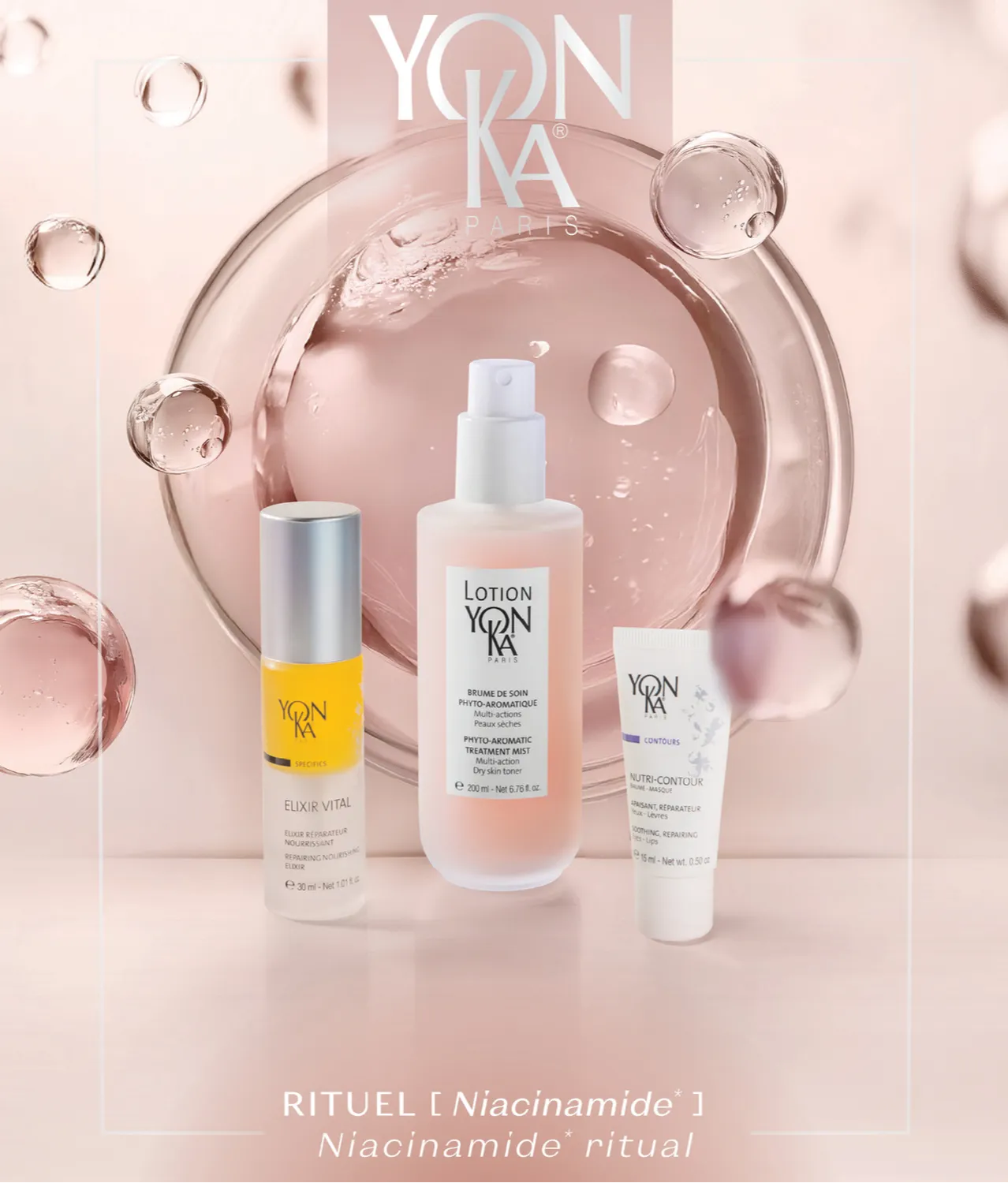 Yon-Ka Holidays 2025 NIACINAMIDE: PERFECT SKIN hudpleiesett gaveeske