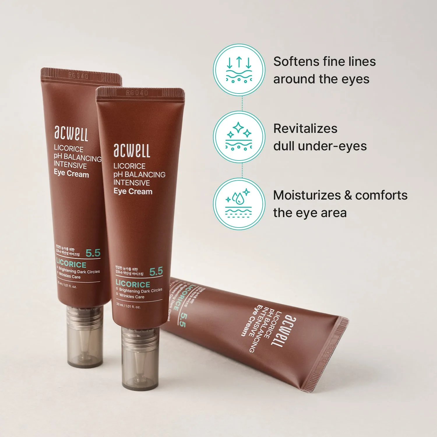 Acwell Licorice pH Balancing Intensive Anti-Wrinkle Eye Cream øyekrem