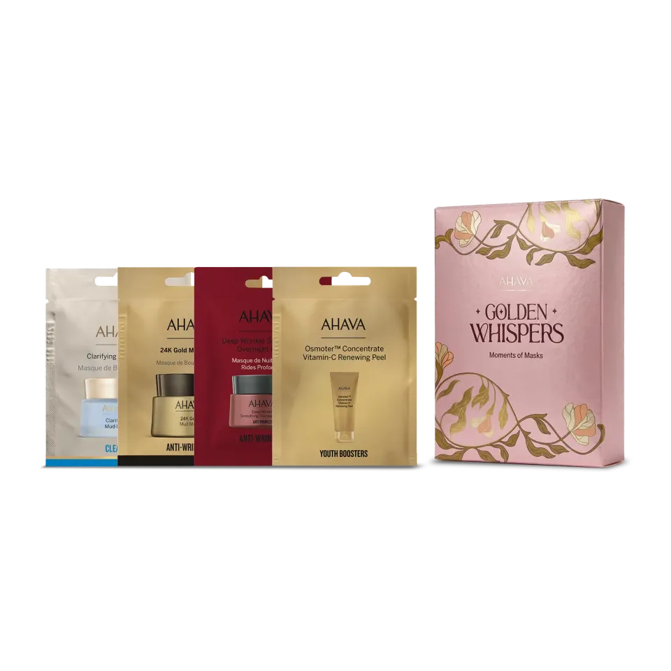 ahava Moments of Masks maskesett 4 engangsmasker