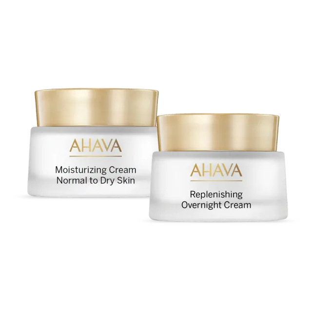 AHAVA Normal to Dry Skin Combo hudpleiesett – fukt
