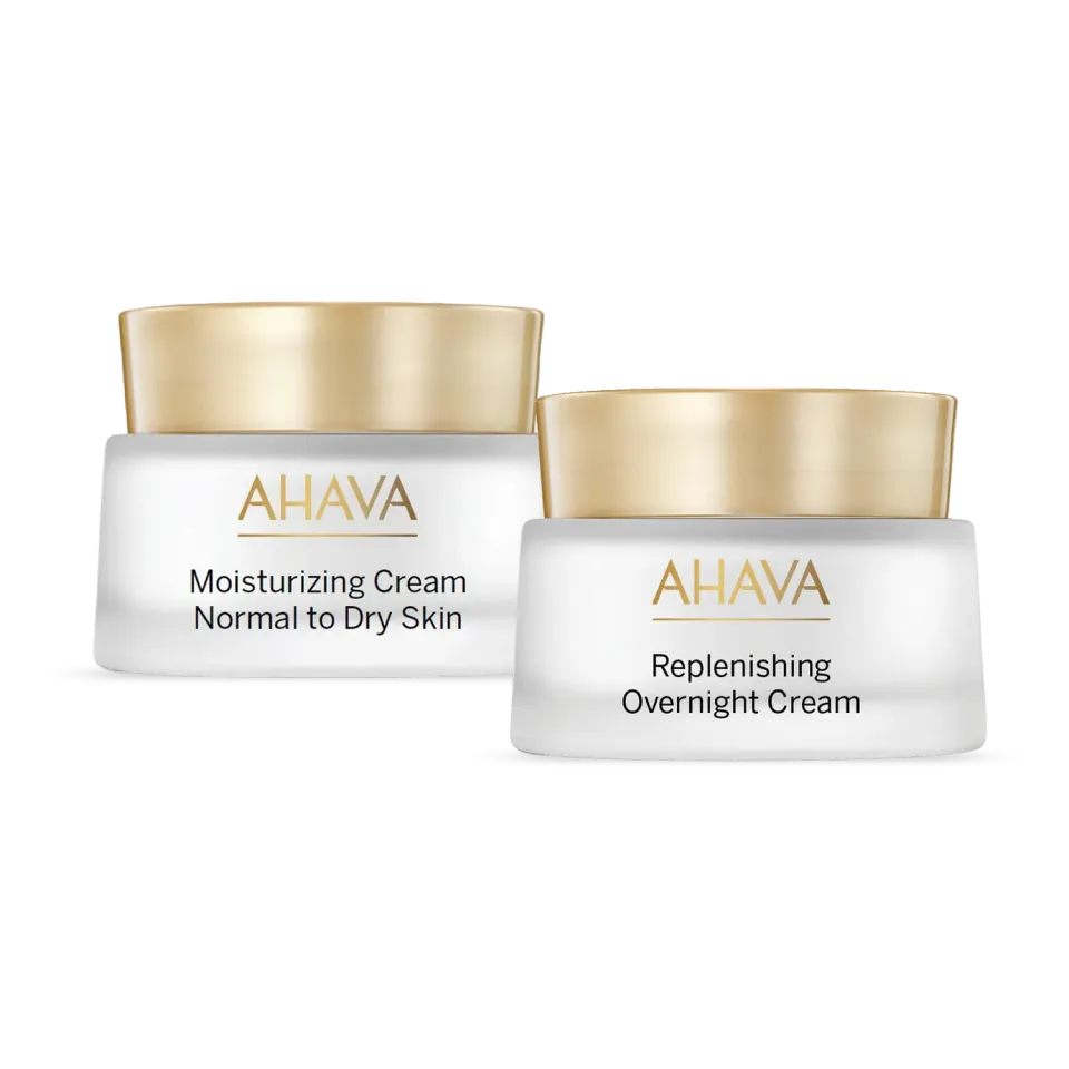 AHAVA Normal to Dry Skin Combo hudpleiesett – fukt