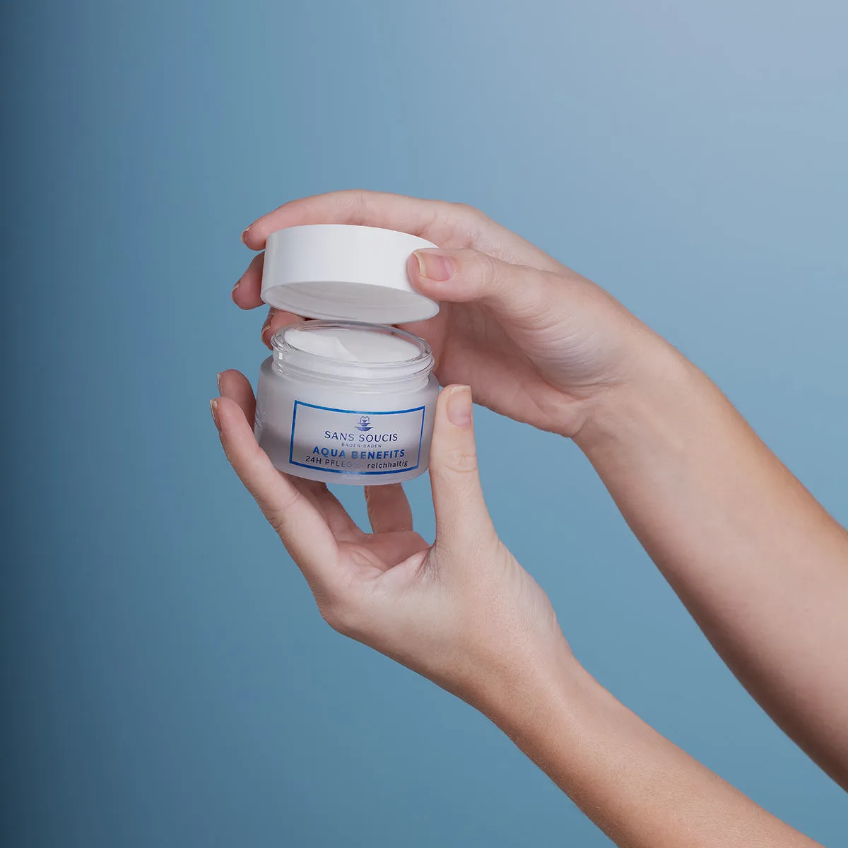 Sans Soucis Aqua Benefits 24h Pflege reichhaltig ansiktskrem 50 ml for tørr hud