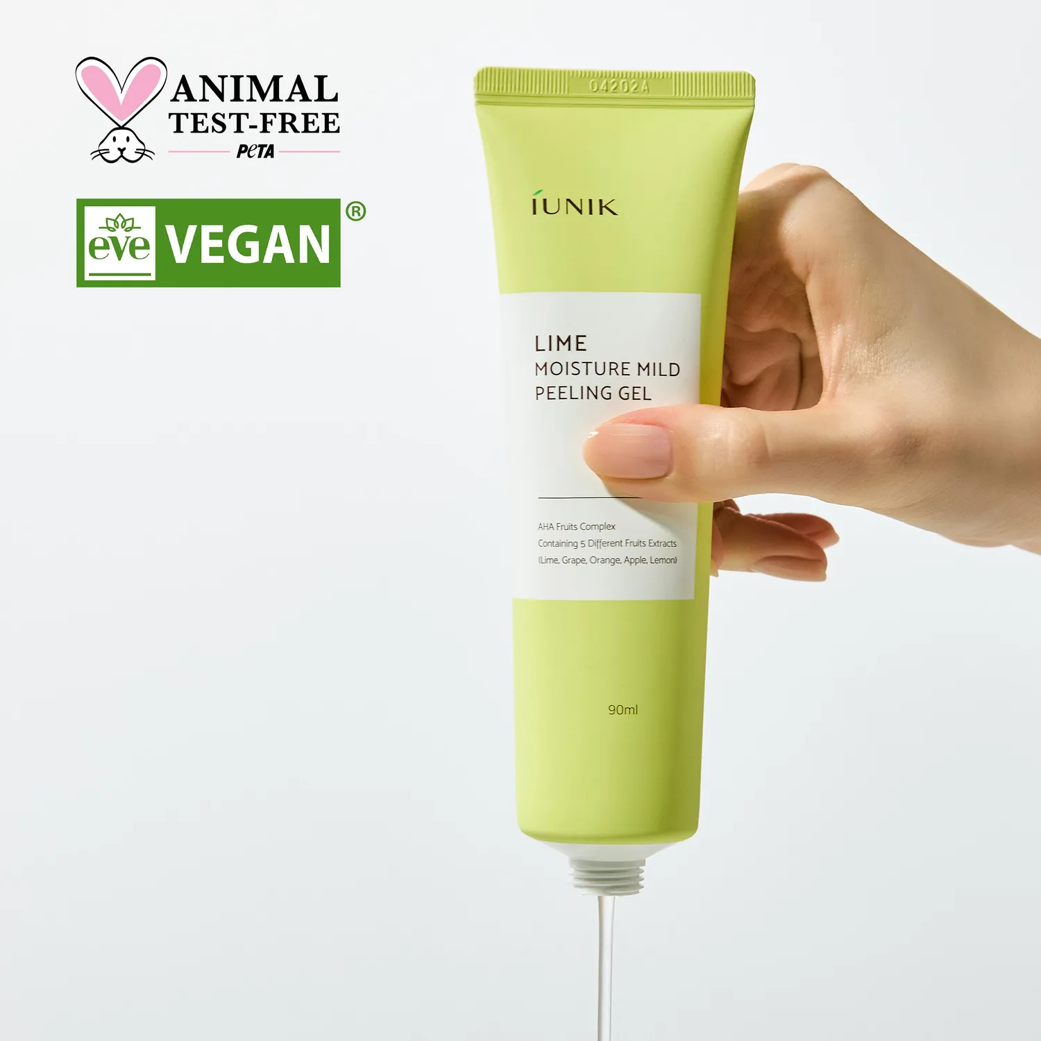 IUNIK Lime Moisture Mild Peeling Gel peelinggel – mild
