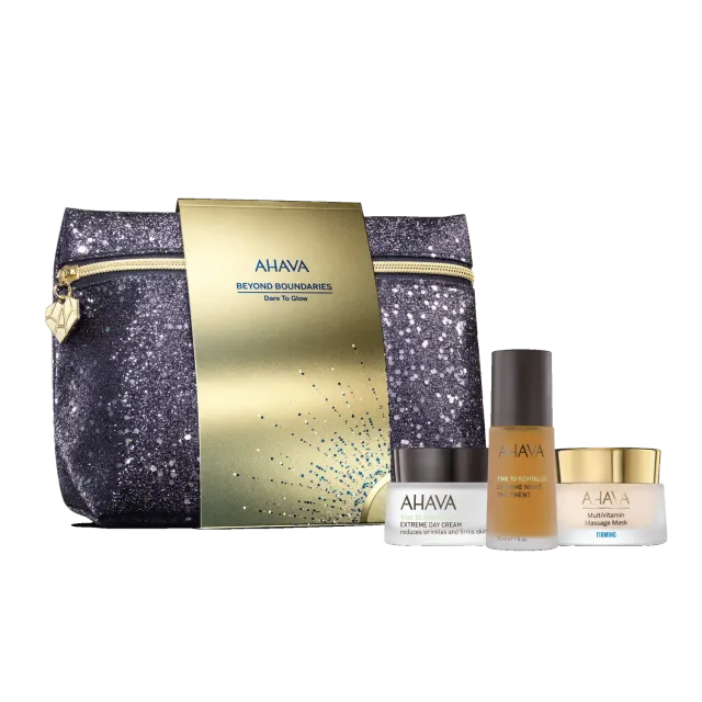 ahava Dare To Glow hudpleiesett for oppstramming