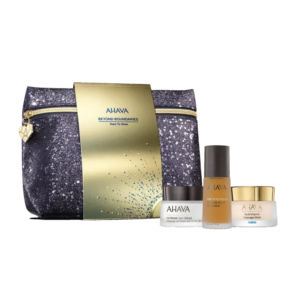 ahava Dare To Glow hudpleiesett for oppstramming